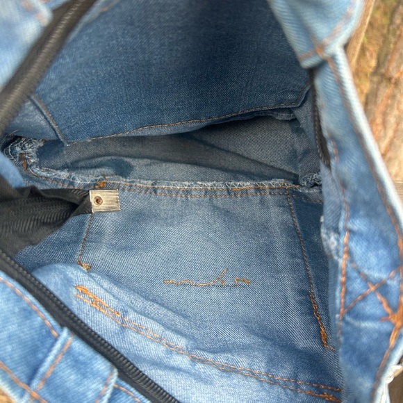 Denim crossbody purse and shoulder bag EUC - Picture 13 of 17
